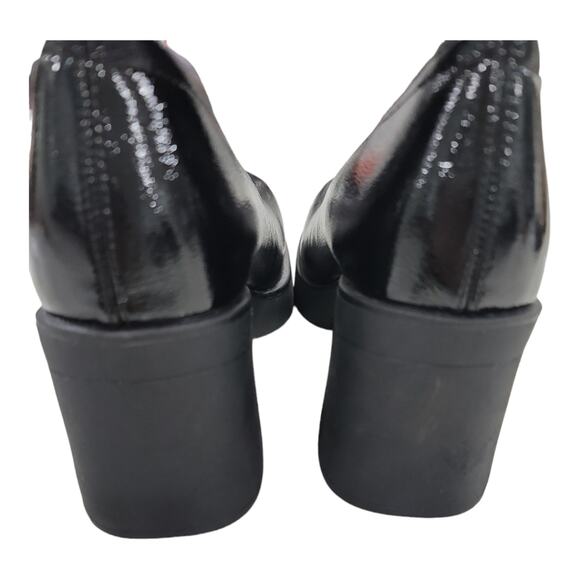 Call It Spring Black Patent Ankle Boots - Picture 3 of 4